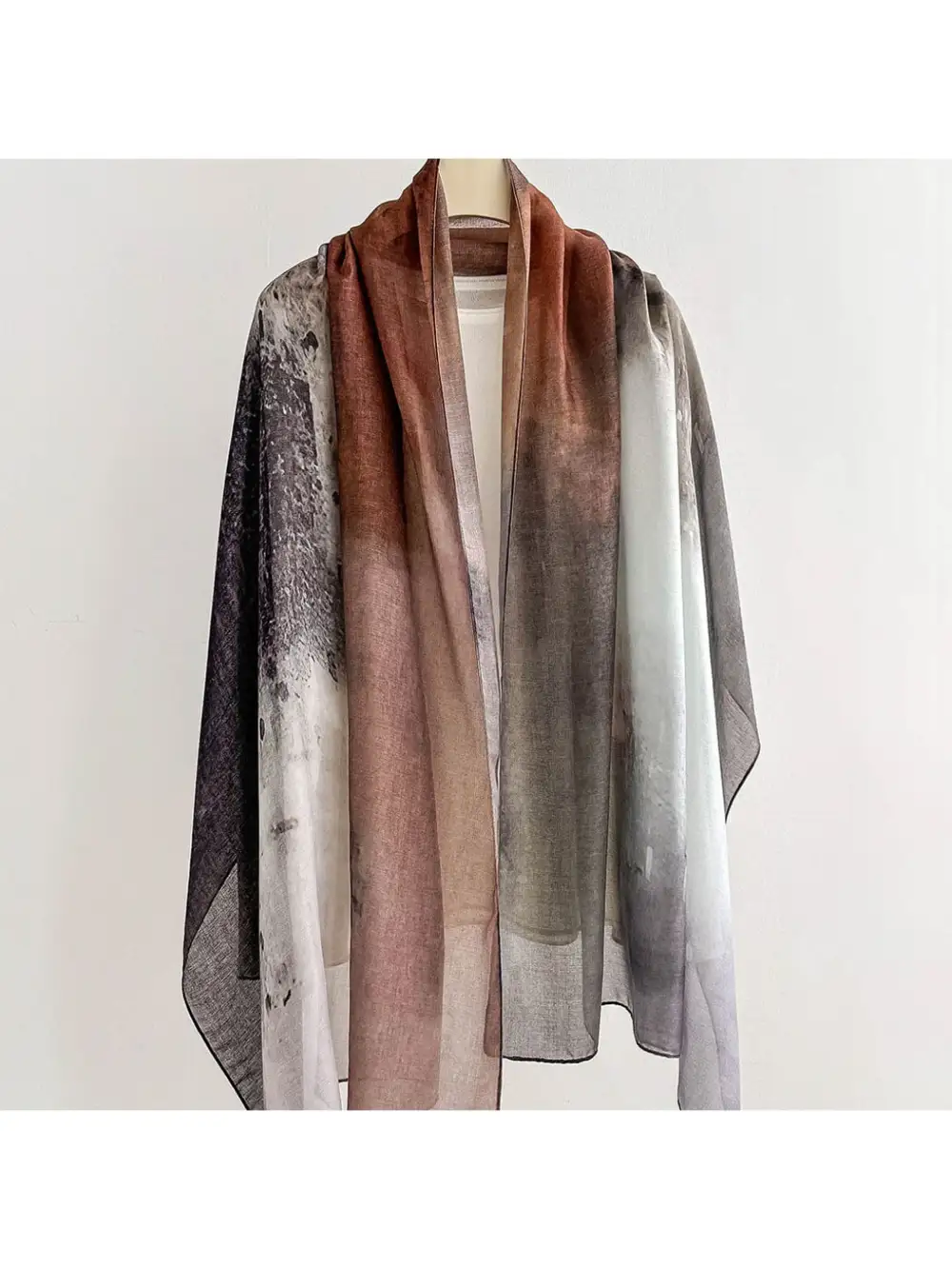 Abstract Print Summer Wrap Scarf