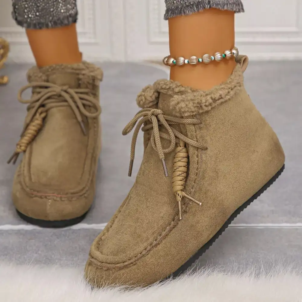 Plush Lining Ankle Boots