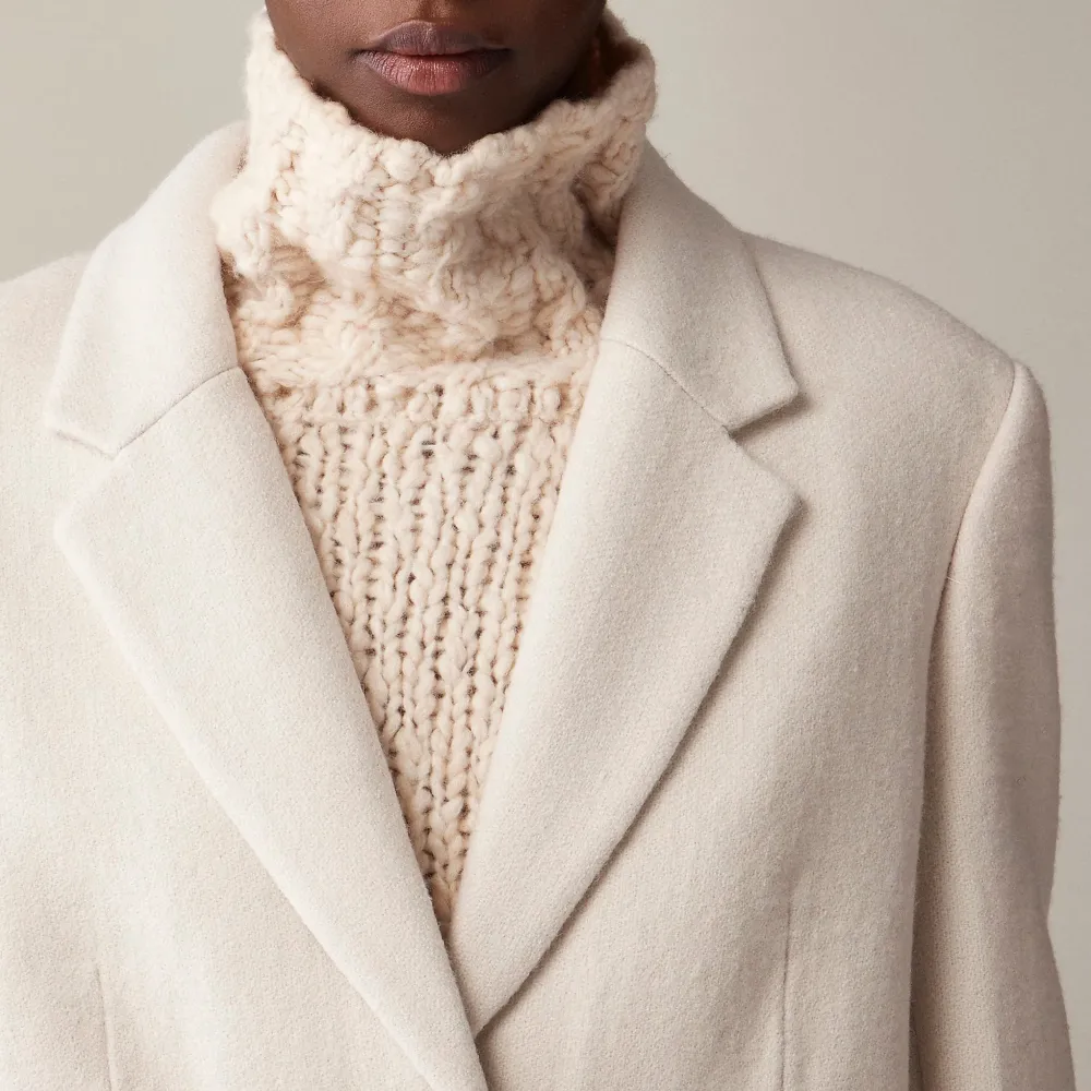 Wool-Blend Melton Topcoats
