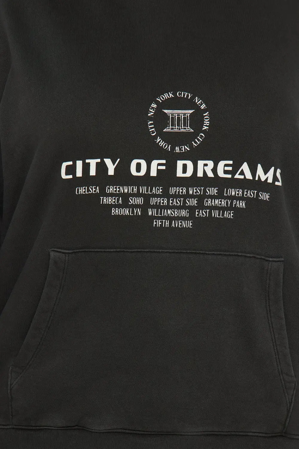 City Of Dreams Washed Jogger Set - Black