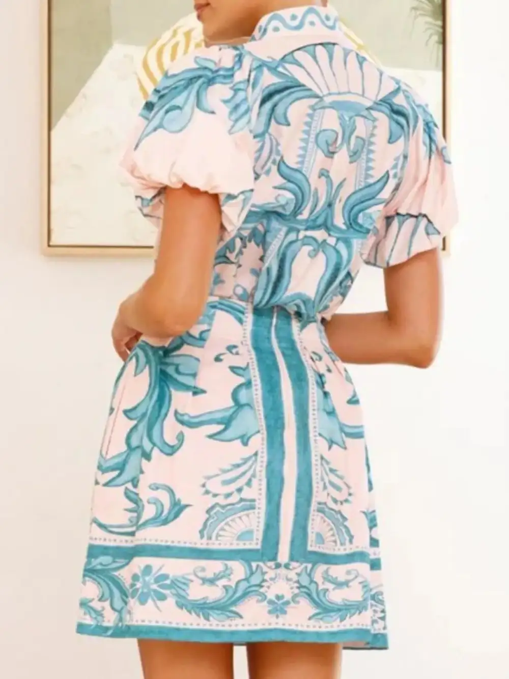 Button Front Strapless Coordinated Set
