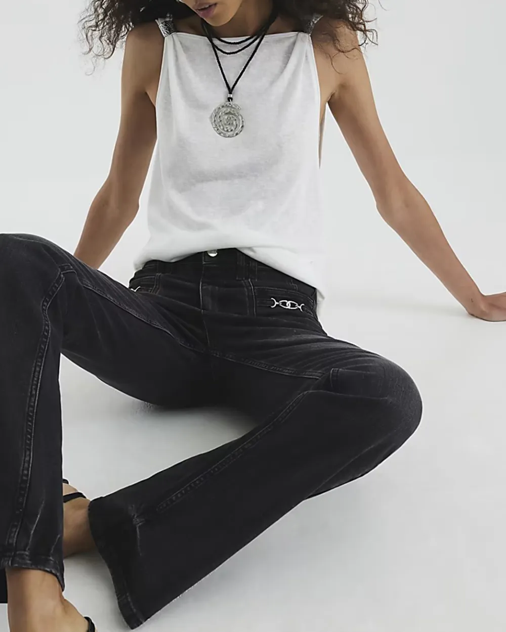 Women's Cotton Slim-Fit Bootcut Pants