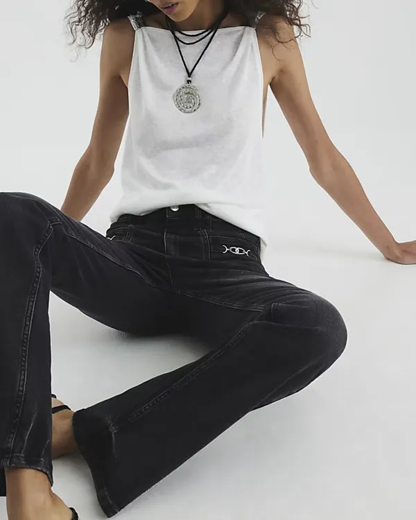 Women's Cotton Slim-Fit Bootcut Pants