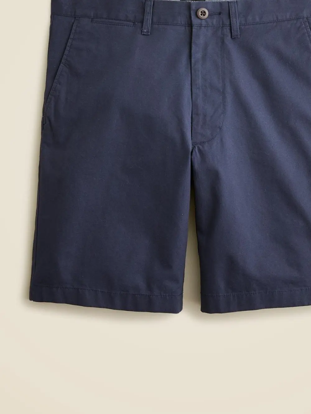 Navy Blue Belt Ready Men's Casual Shorts