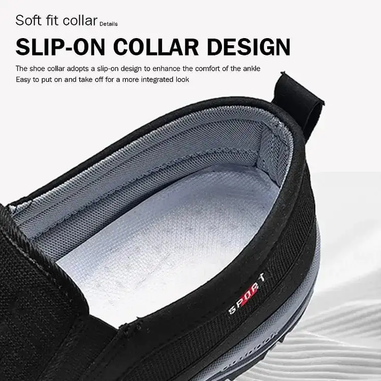 Plus Size Casual Sneakers US 15 Slip-On Walking Shoes Men Breathable Mesh Lightweight Athletic Shoes for Cross-Border Export
