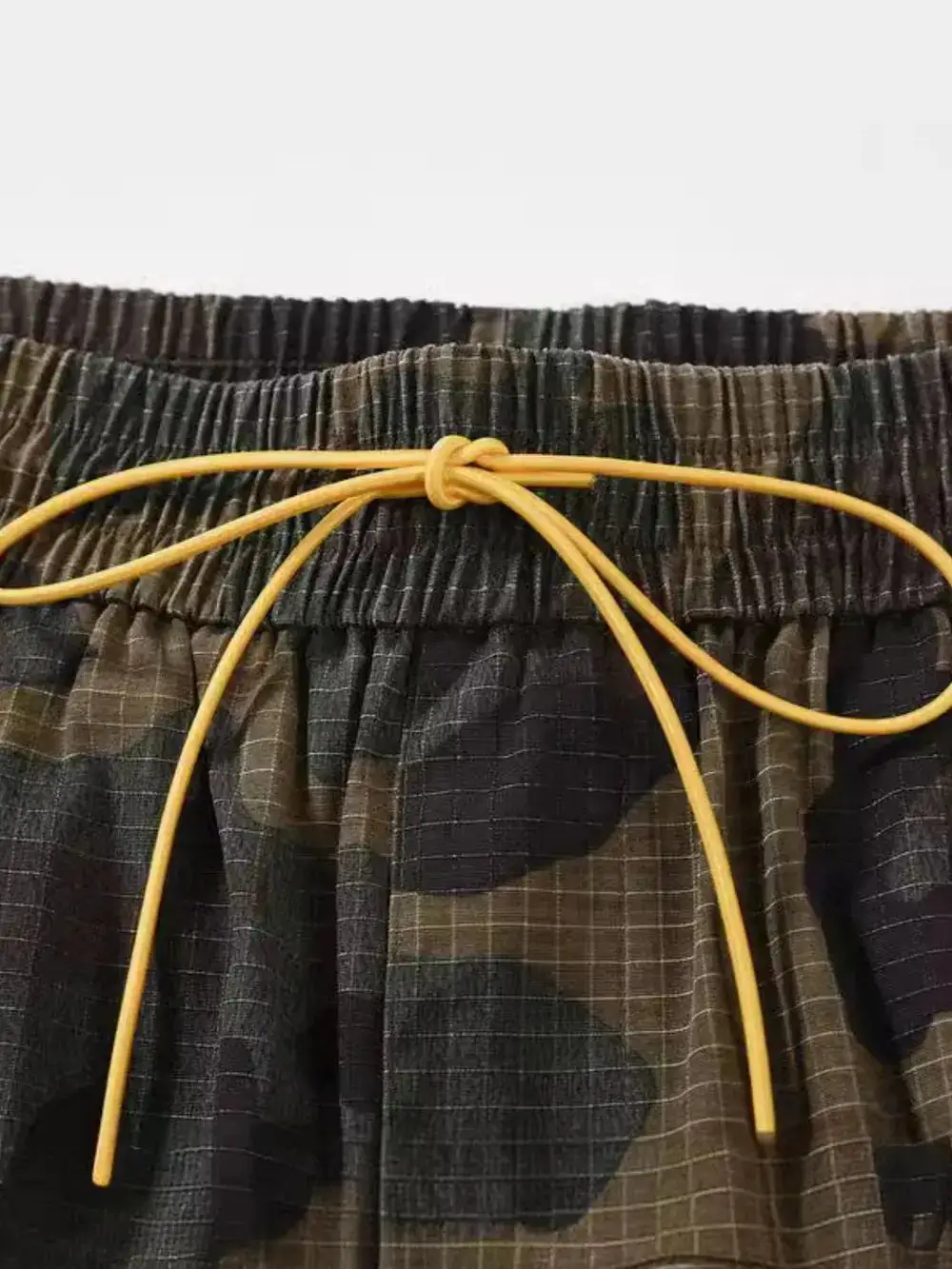 Classic Drawstring Cotton Blend Casual Shorts