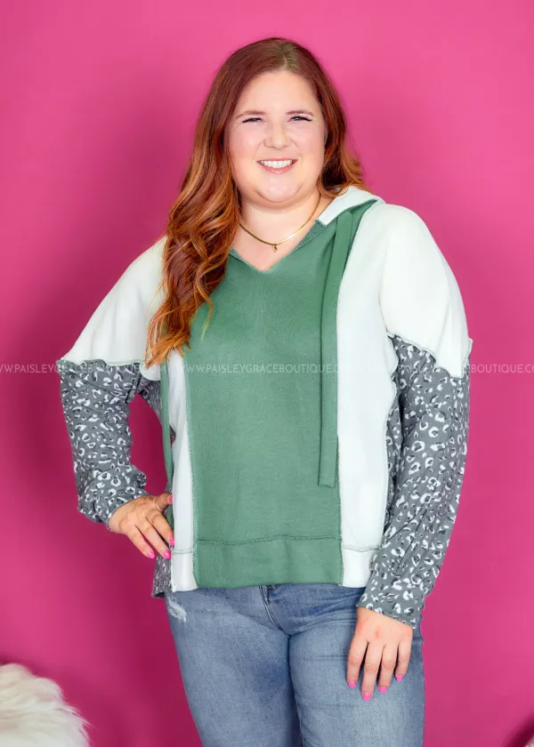 Spirited Adventure Sweatshirt - Olive