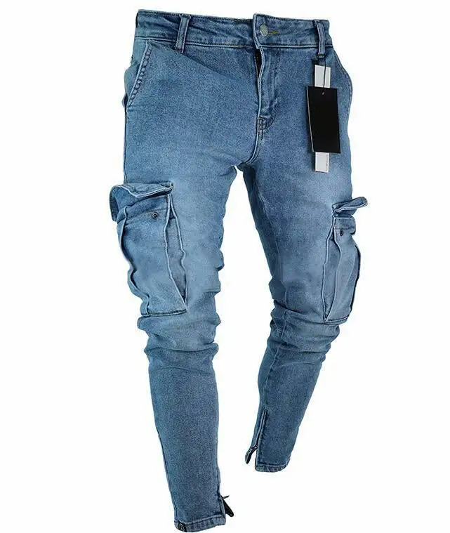 Utility Zip Front Jeans