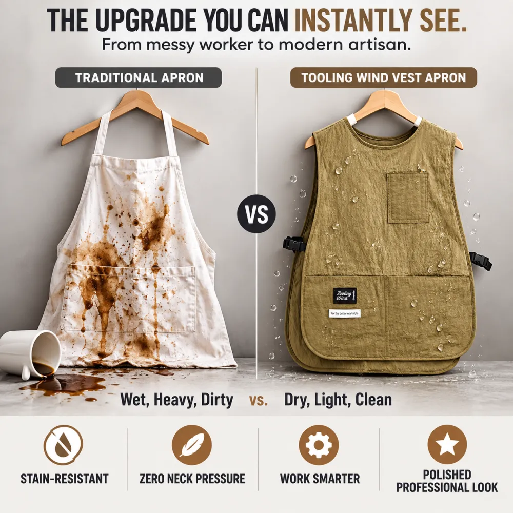 Waterproof, anti fouling vest, apron