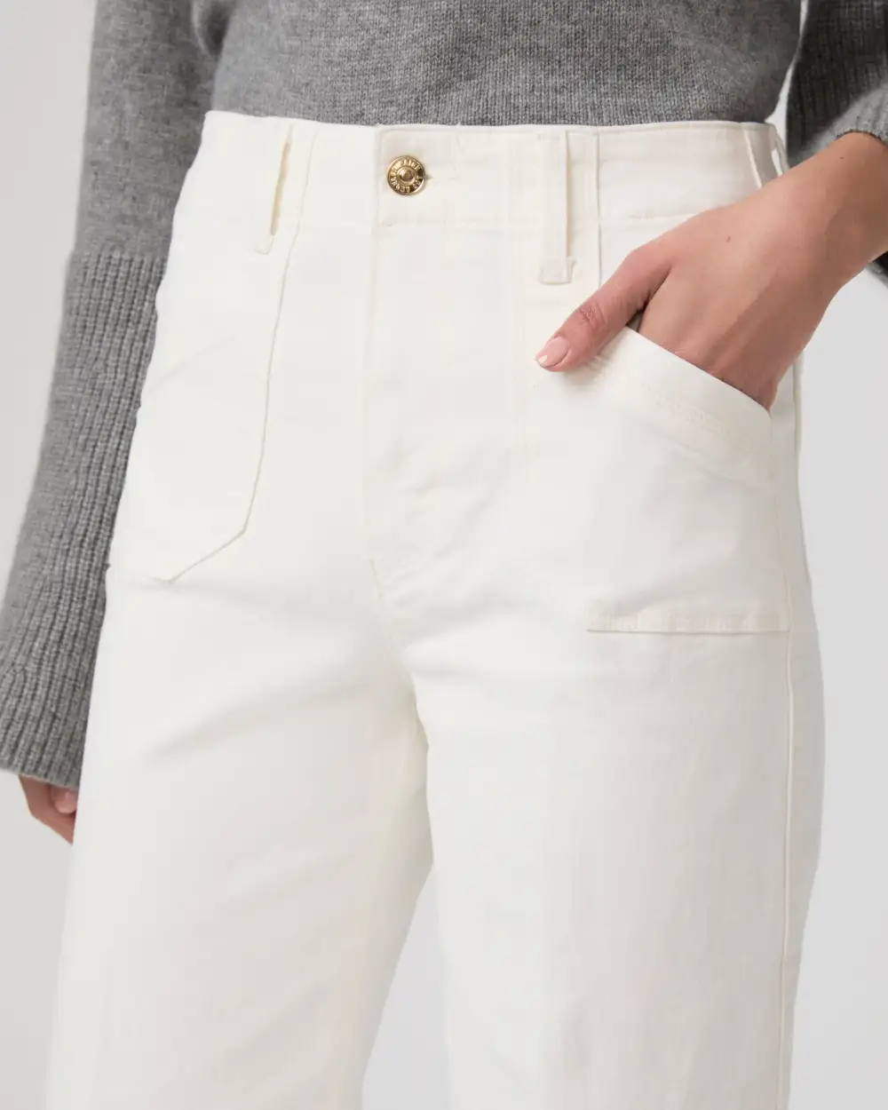 Wide Leg Cropped Jeans
