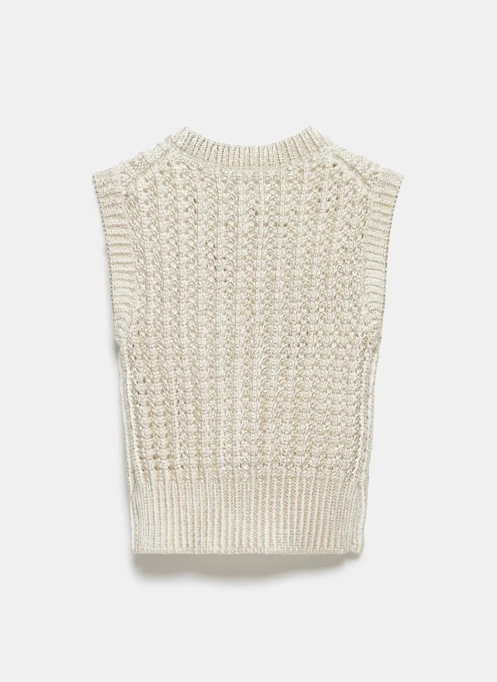 Casual Style Cotton Knit Waistcoat