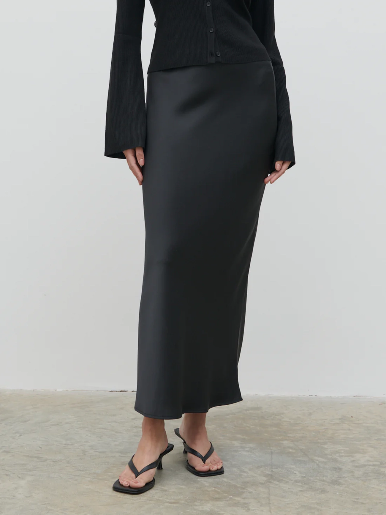 Satin Maxi Skirt