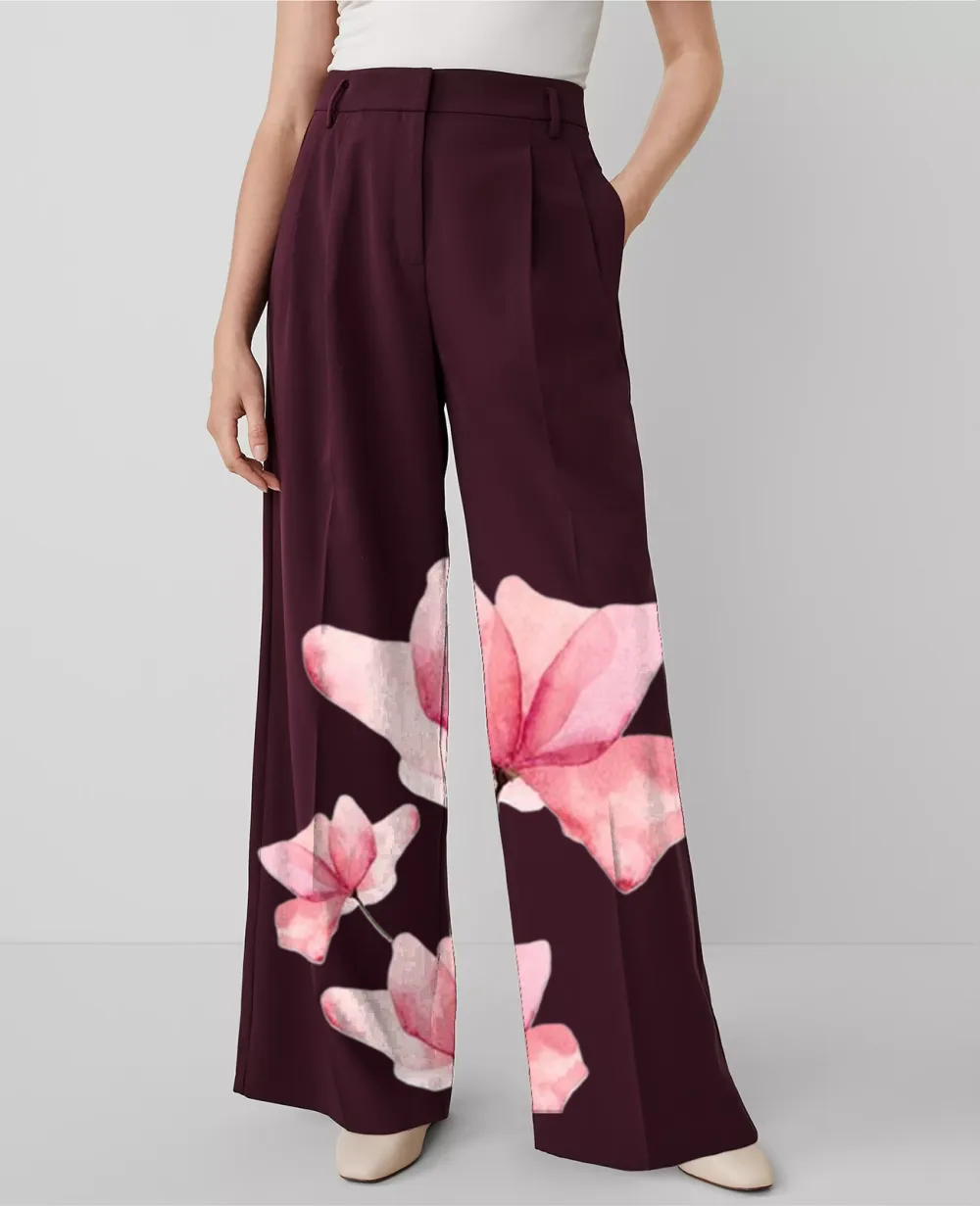 The Pleated Wide-Leg Pant