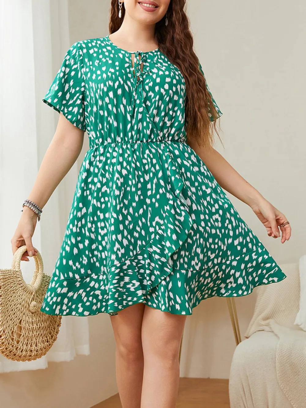 Hot Fashion Loose Printed Dress