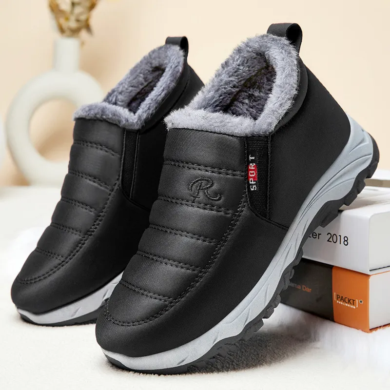 Fleece-Lined Thick Unisex Snow Boots