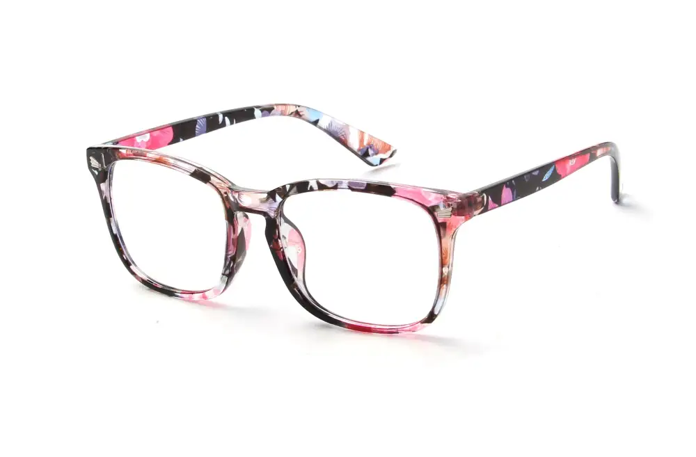 Scalloped Rectangle Frame Sunglasses