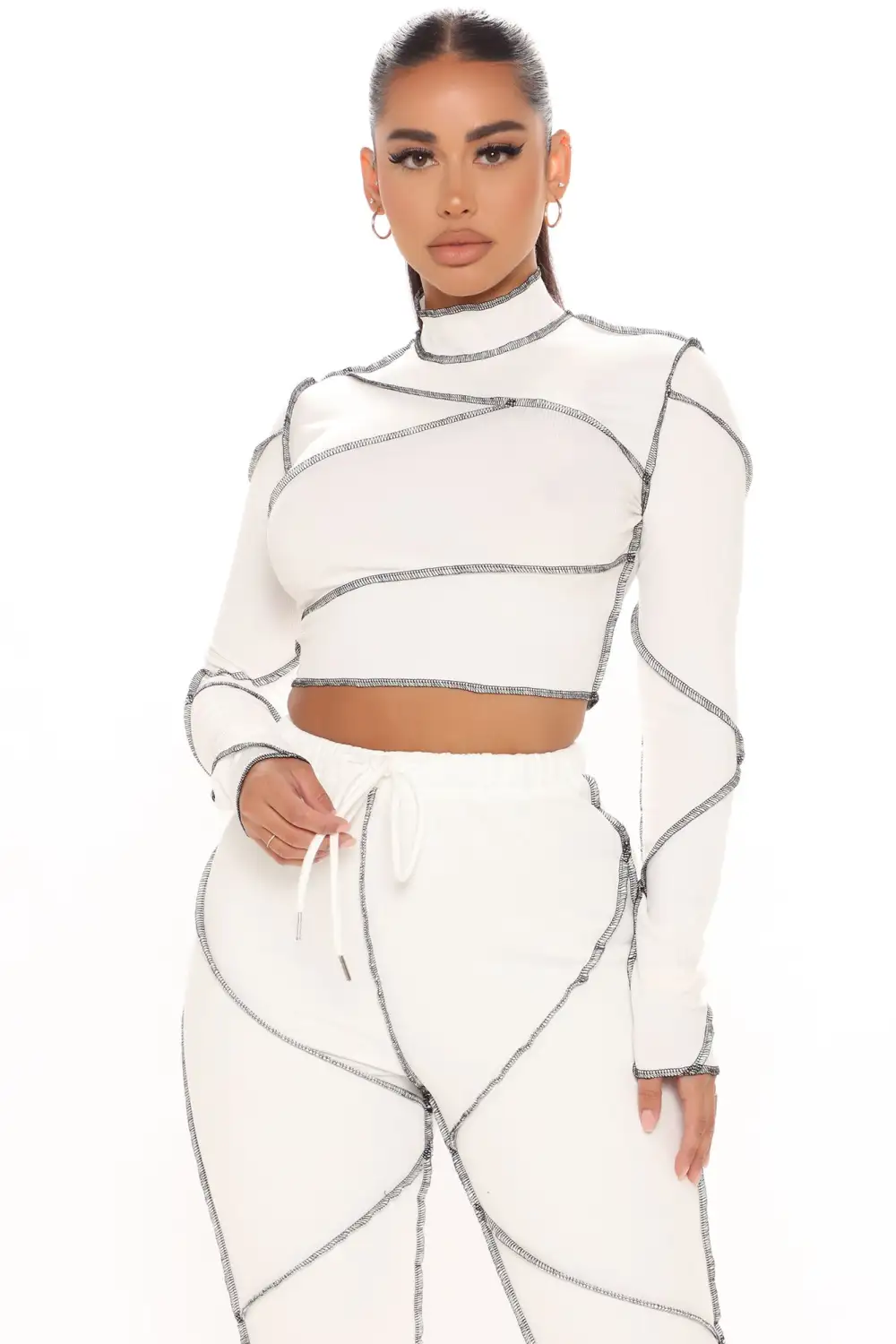 Mutual Feelings Jogger Set - White