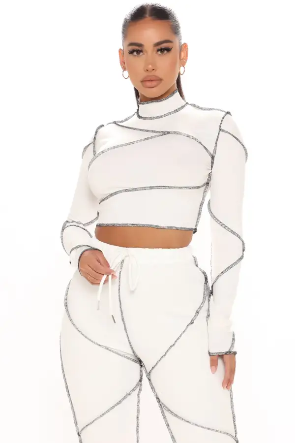 Mutual Feelings Jogger Set - White