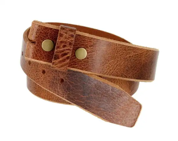Floral Leather Belt Strap