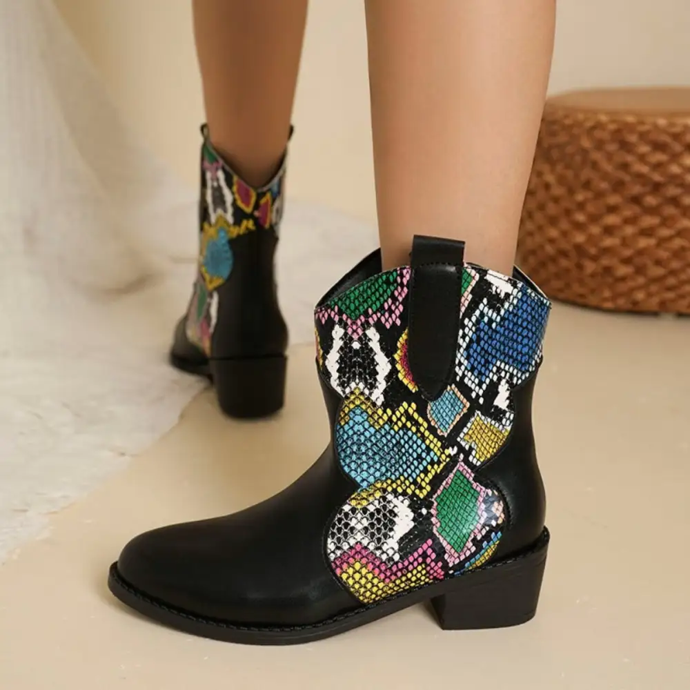 Pu Leather Boots