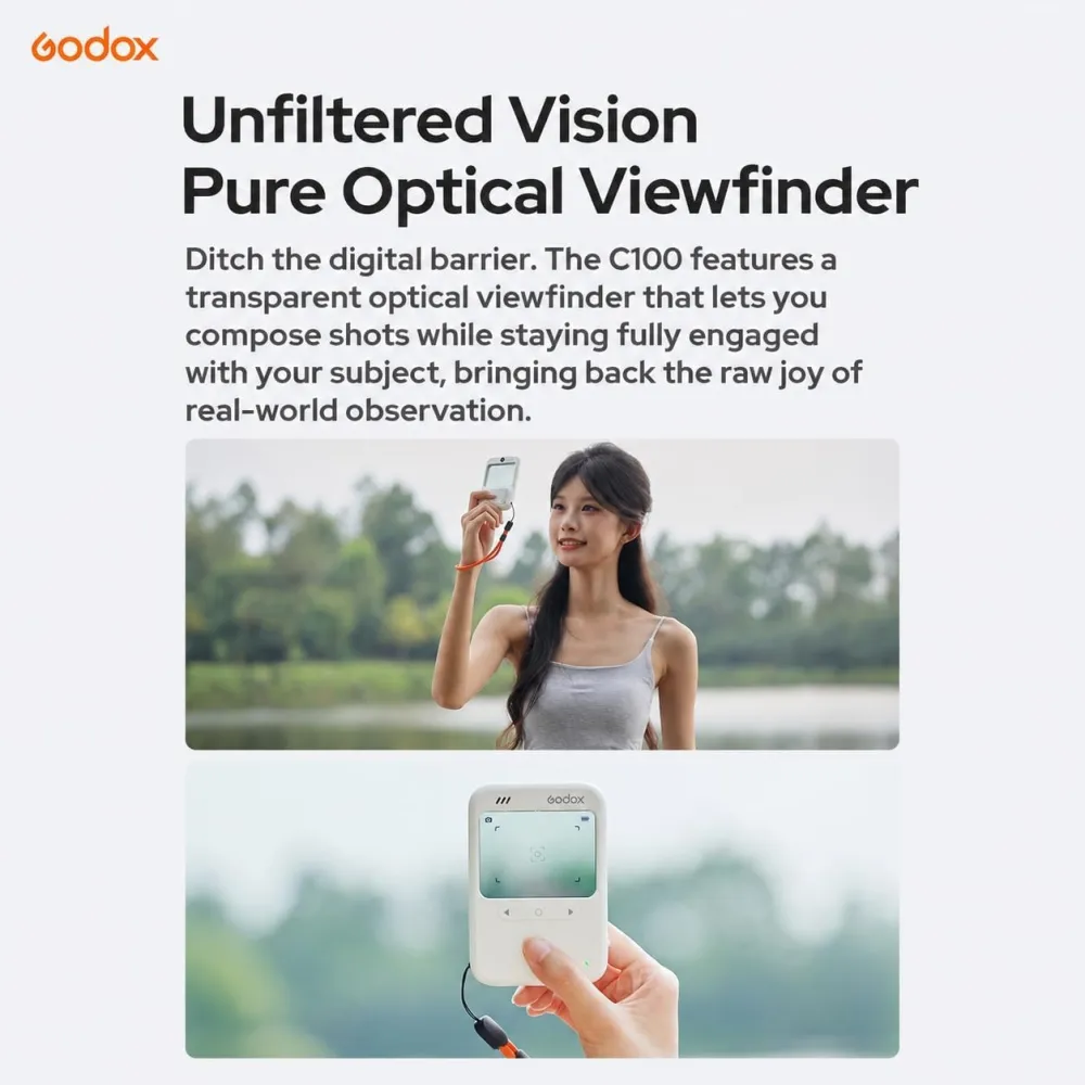 Transparent Viewfinder Camera – See-Through Retro Style, Photography Props & Display