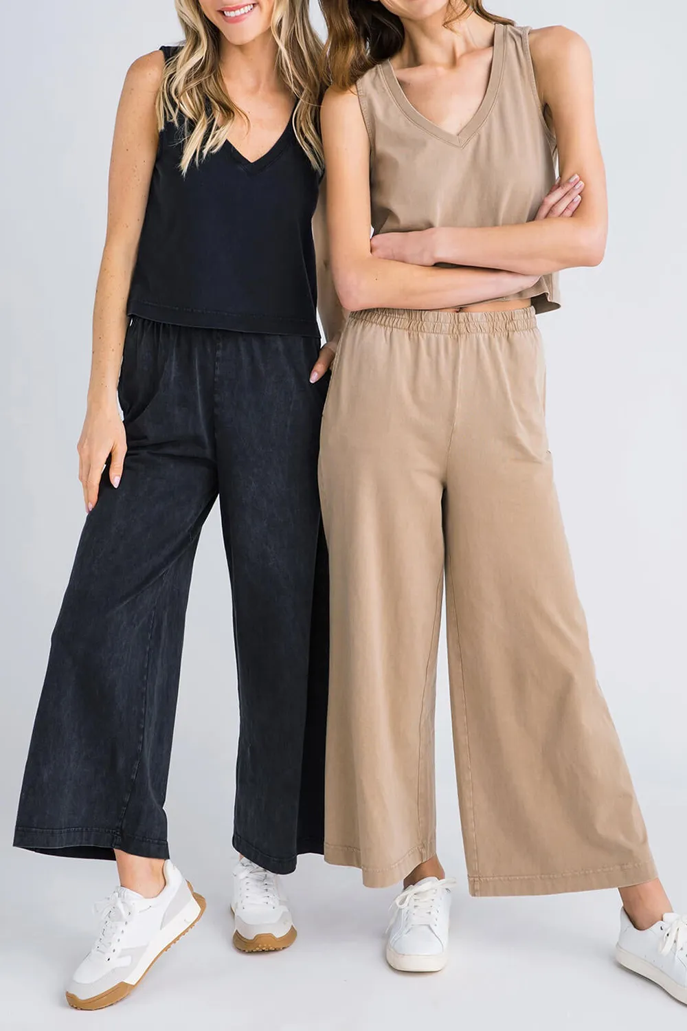 Z Supply Scout Jersey Flare Pocket Pant - cocoa berry
