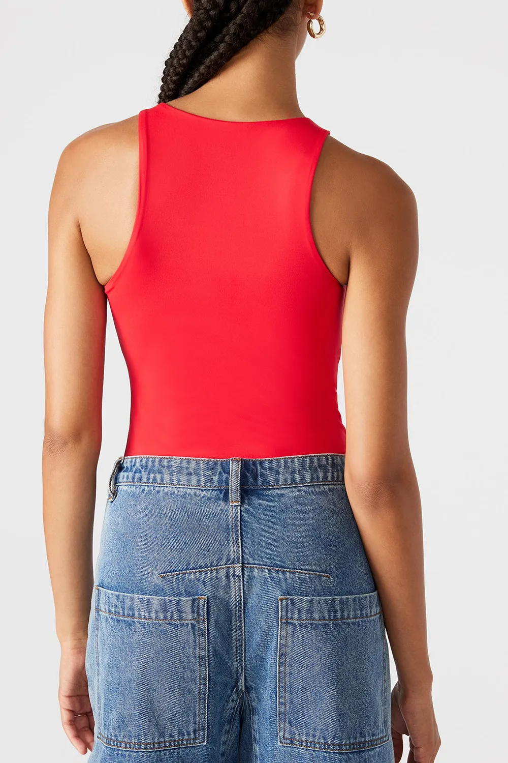 SLEEVELESS BODYSUIT BLACK