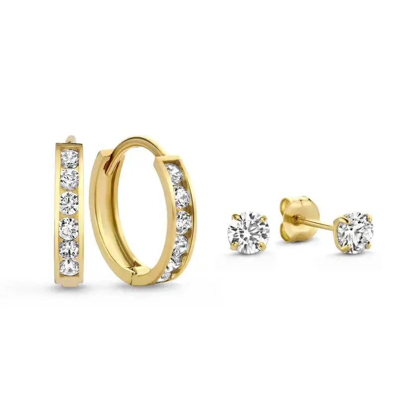 Clover Stone Ring Set