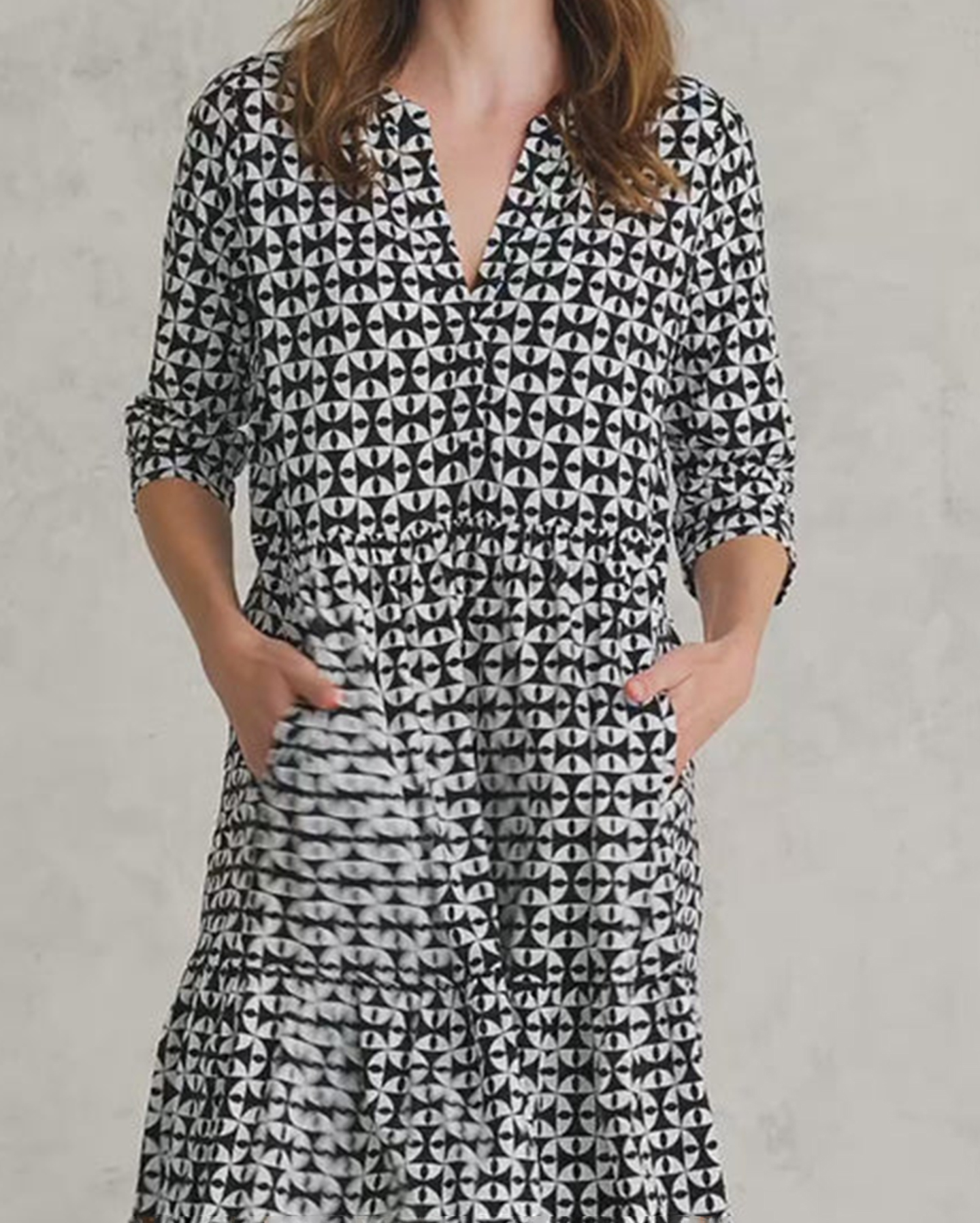 High Twist Jersey Tier Dress