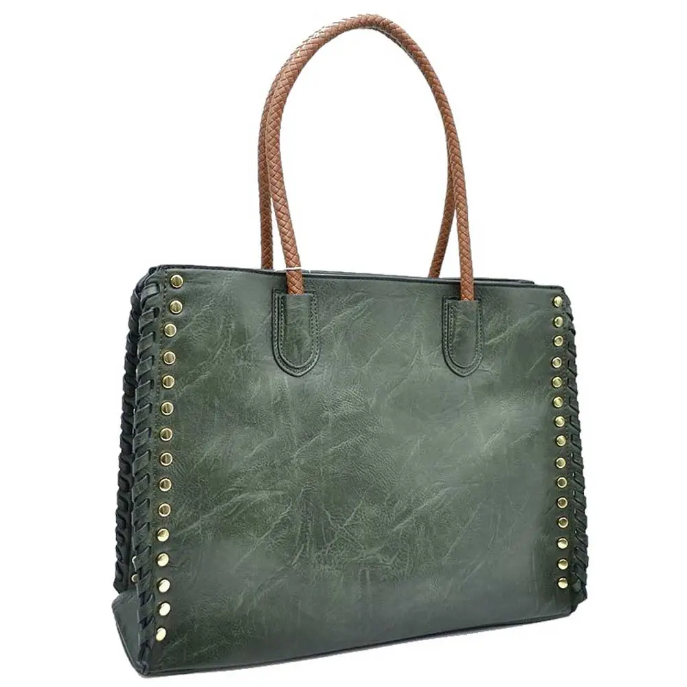 Tote Studded Shoulder Bag
