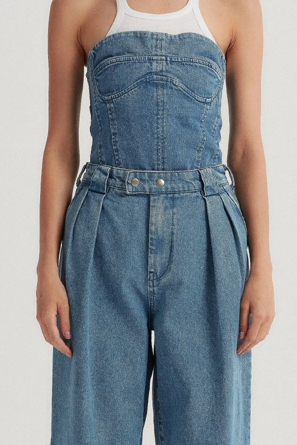Denim Bustier