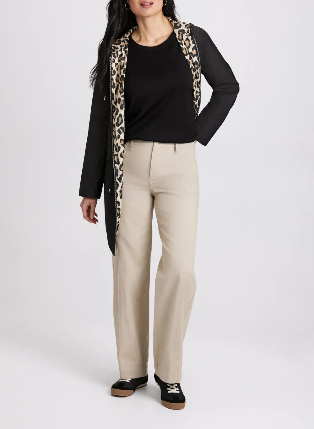 Double-Sided Print Nylon Coat