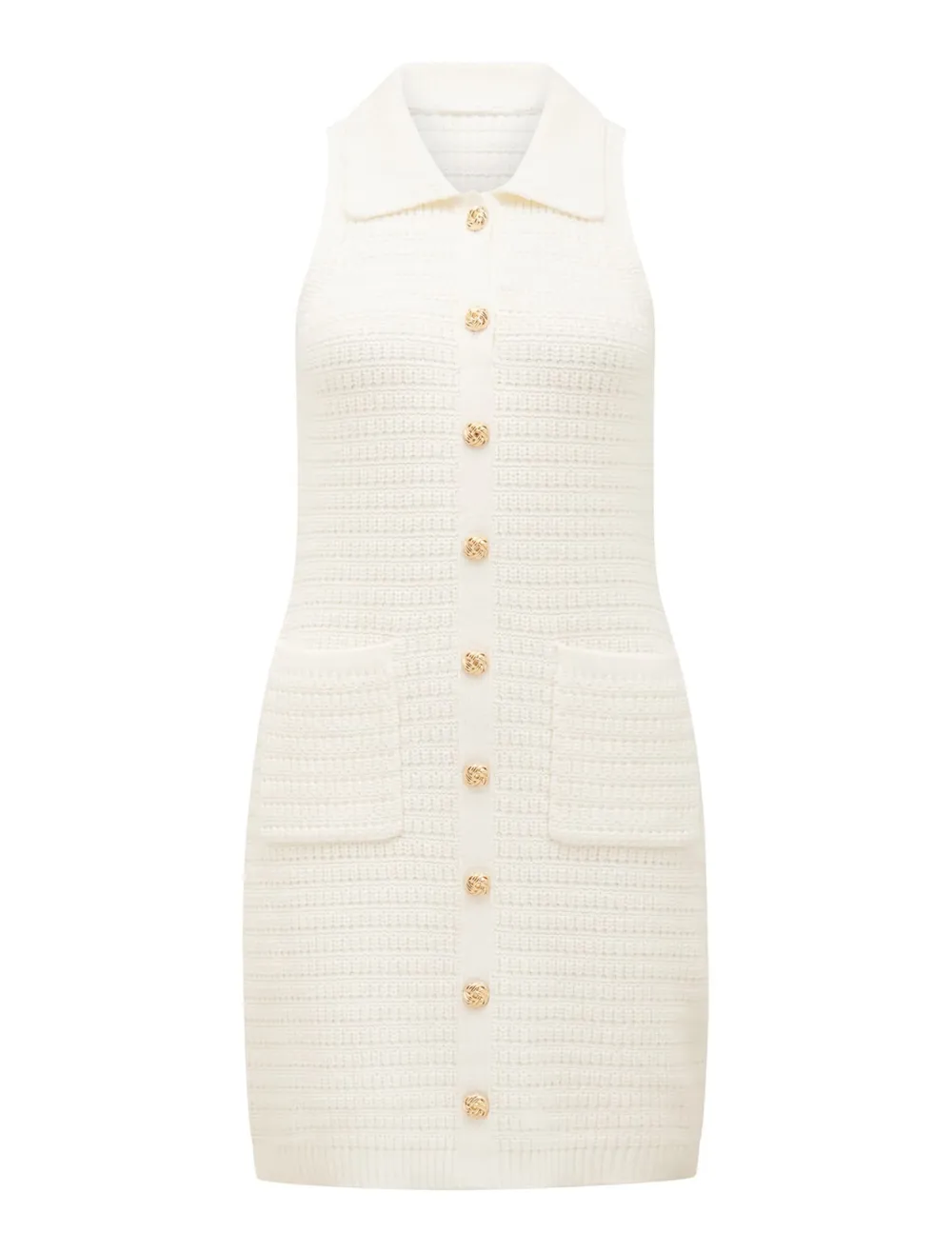 Textured Knit Mini Dress