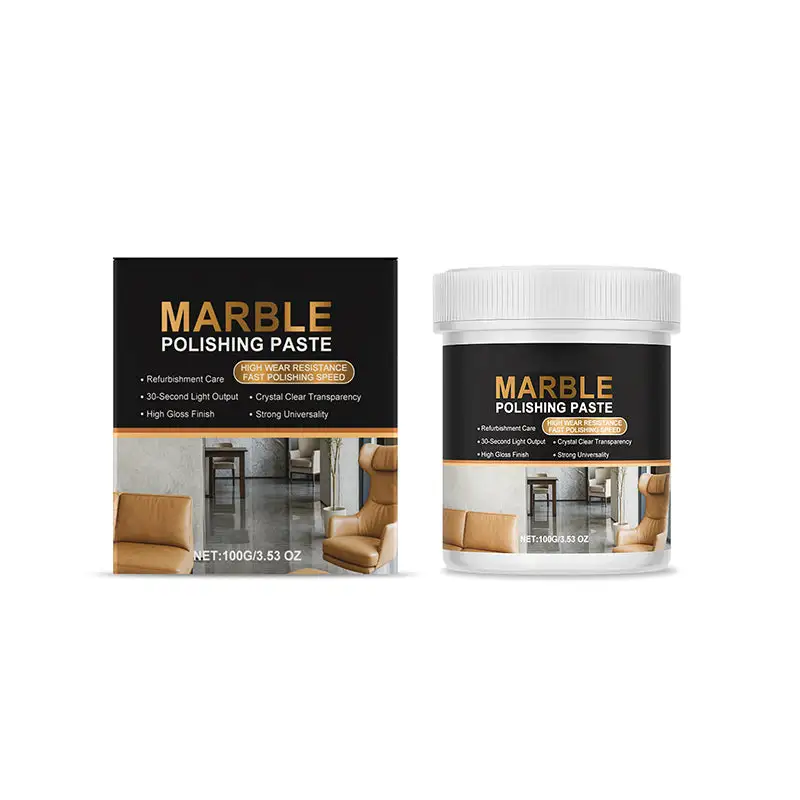 Marble Polishing Paste—Removes scratches and etching marks, restoring the natural luster. The protective layer repels water and fingerprints. Professional-grade restoration that saves you a fortune!