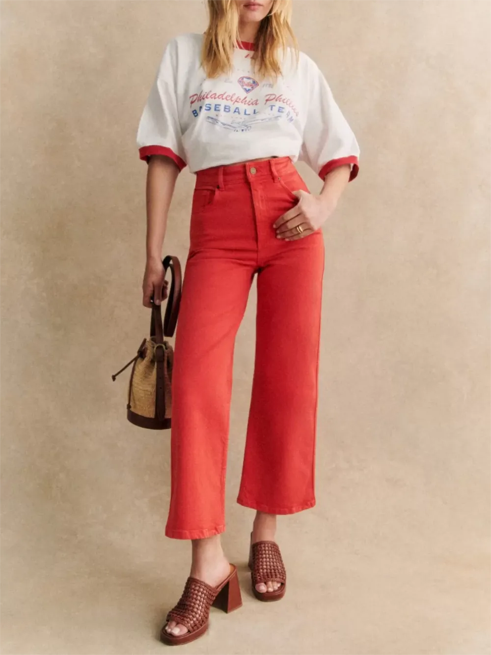 5-Pocket Red Denim