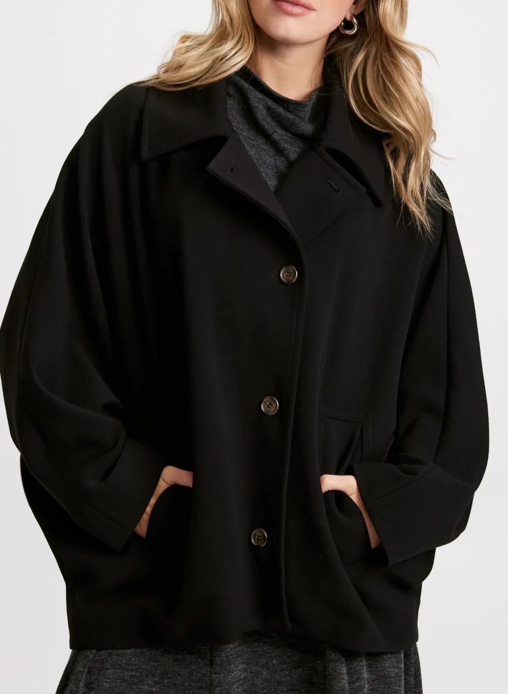 College-Style Short Coat