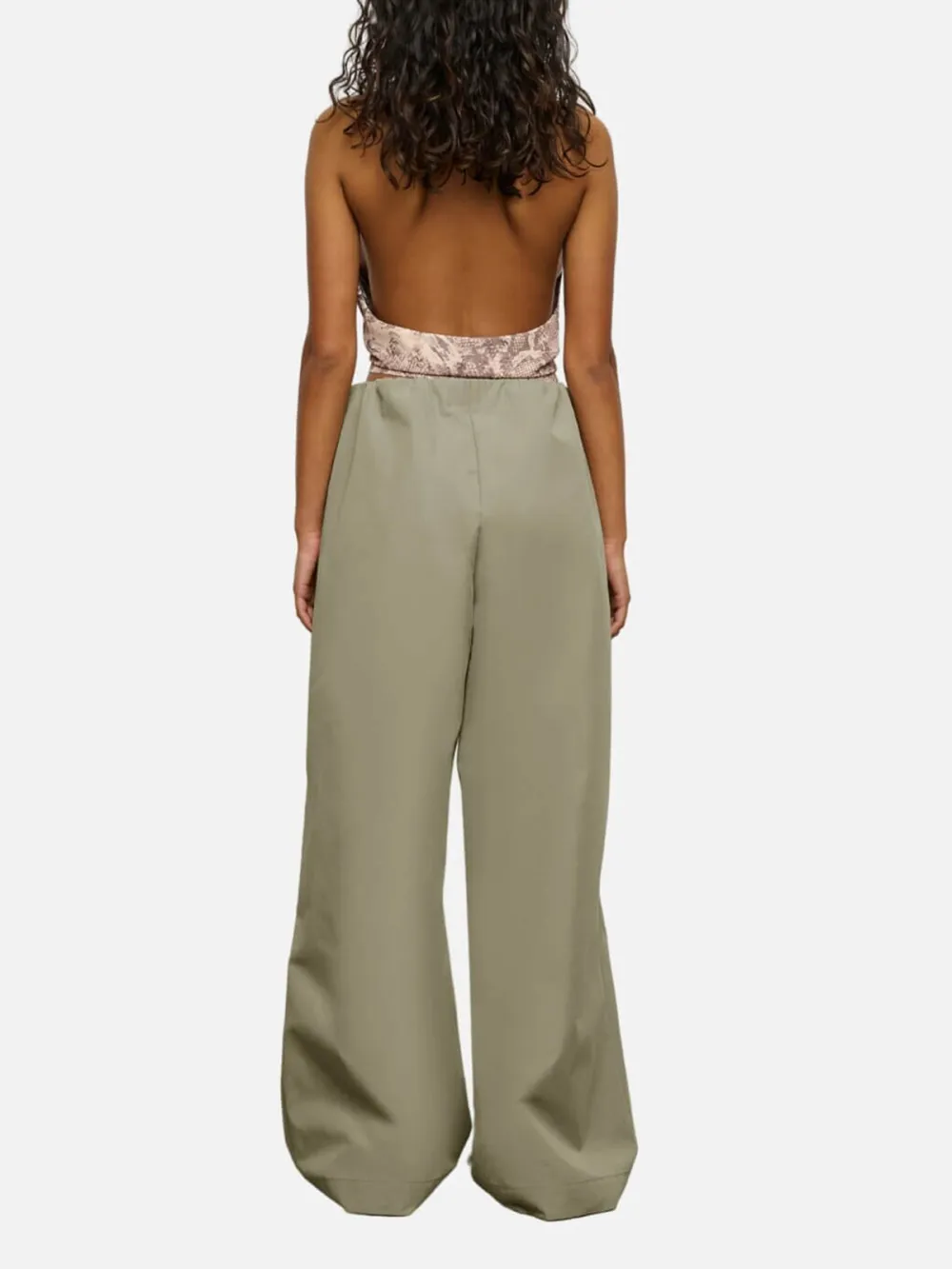 Ruched Wide Leg Pants