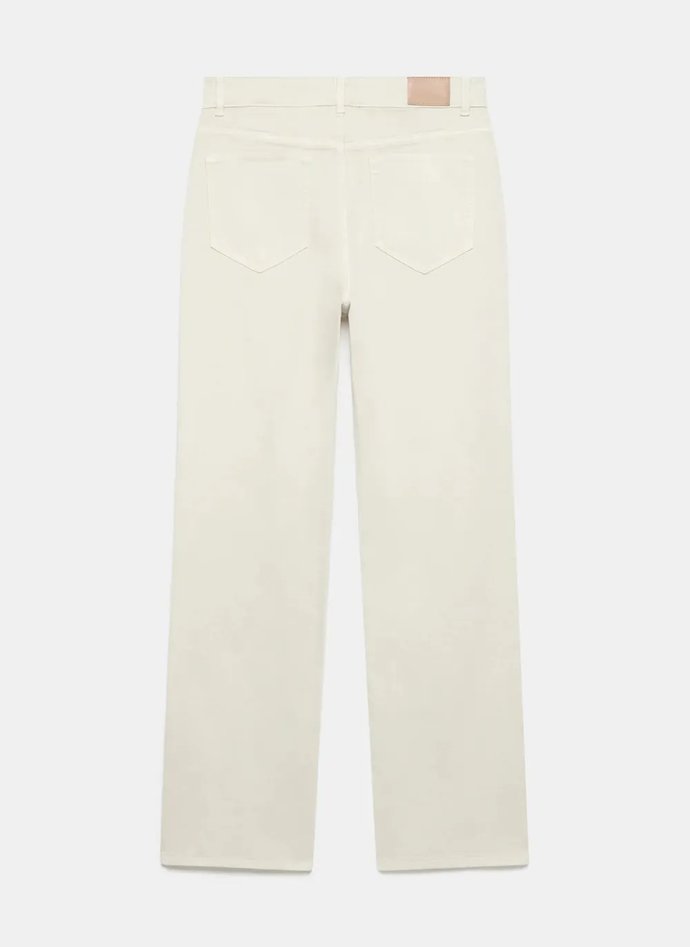 Casual Style Relaxed Straight Patch Pocket Jeans