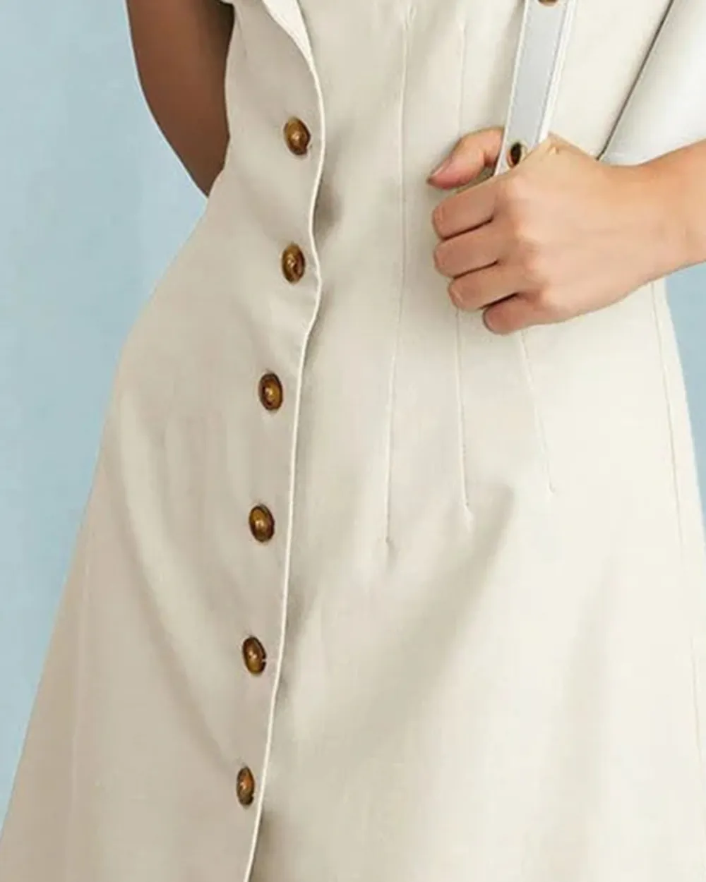 Tight Fitting White Dress