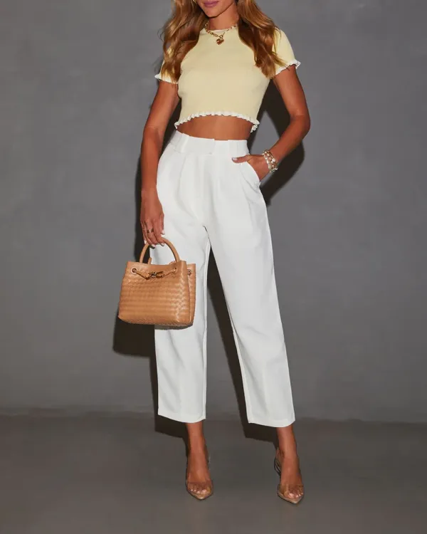 Ribbed Crop Top