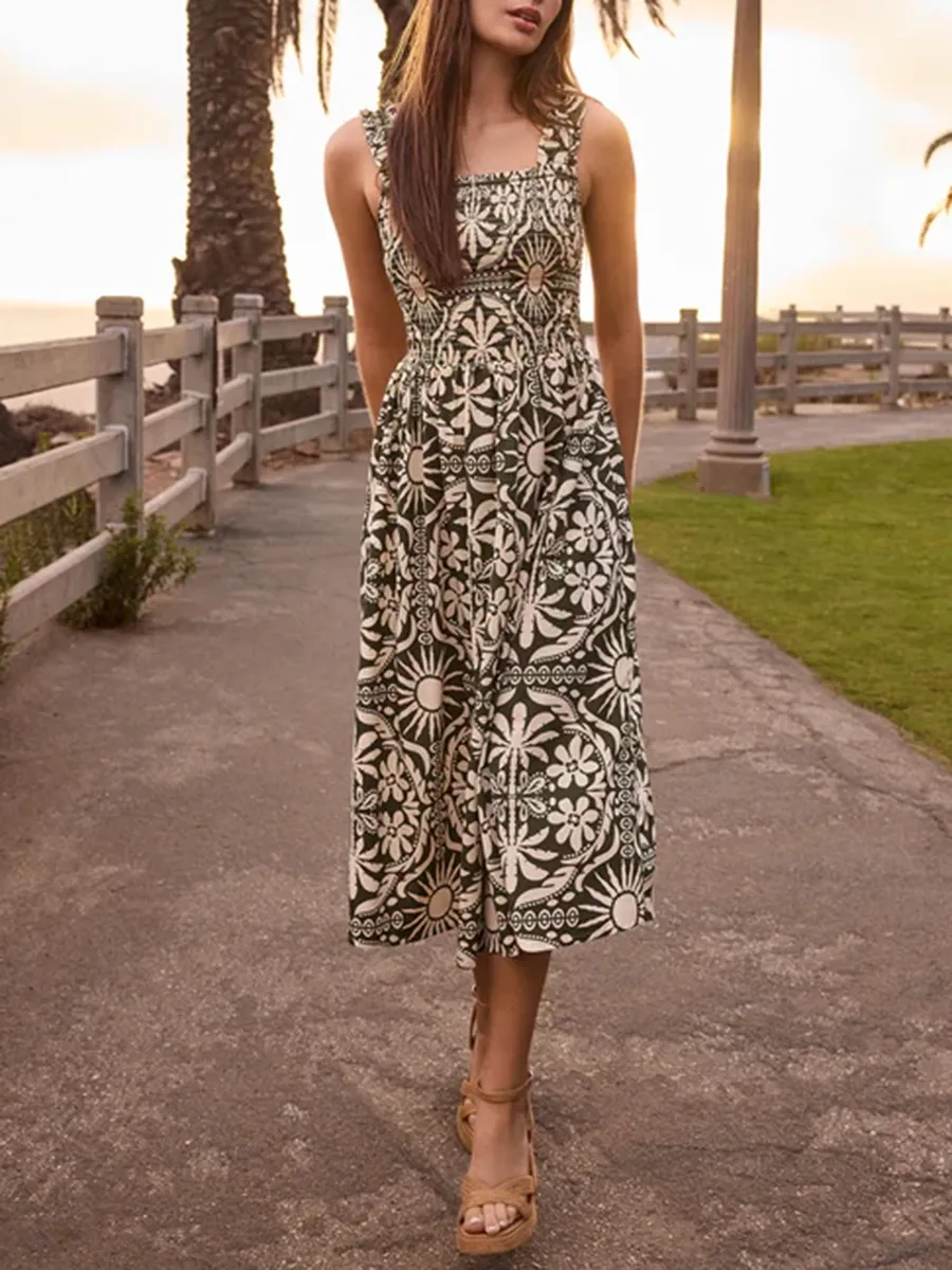Casual Creative Pleated All-match Dress