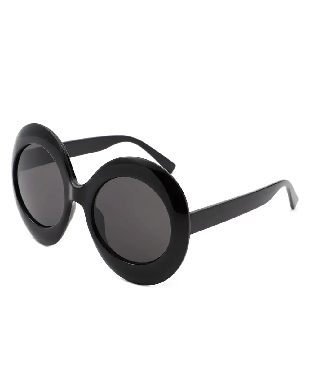 Lightweight Oval Round Frame Sunglasses