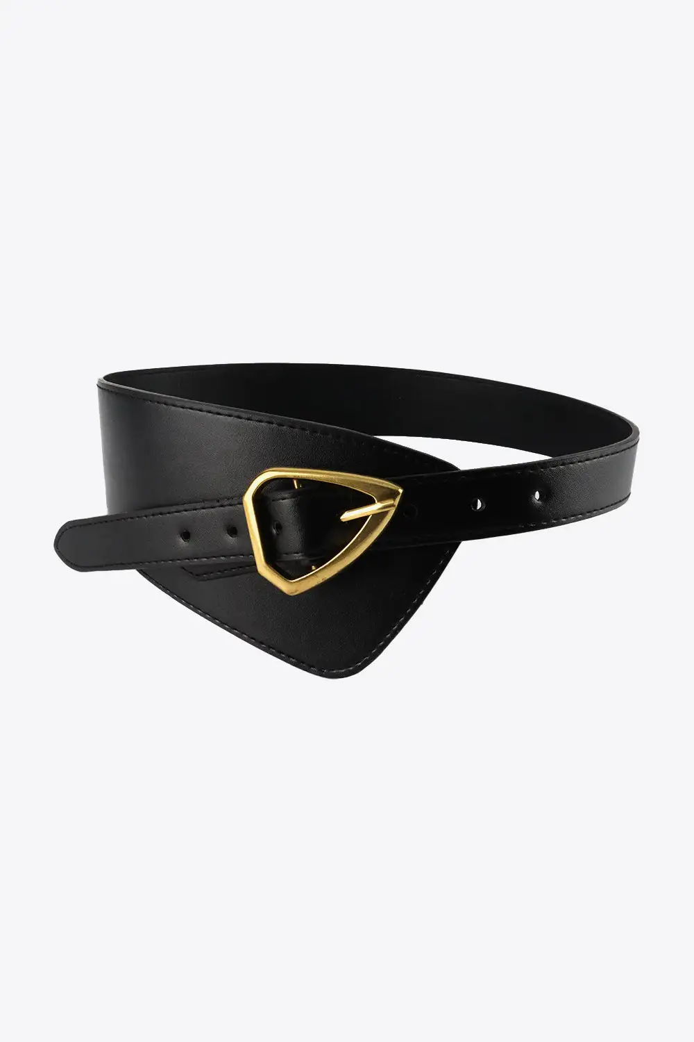 Sculpted Faux Leather Belt