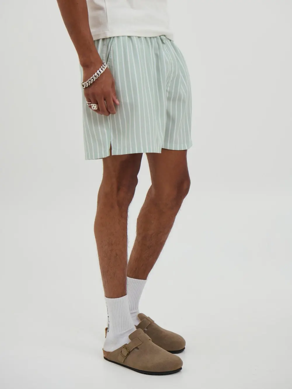 Casual And Daily Comfortable Daily Meo Mint Shorts