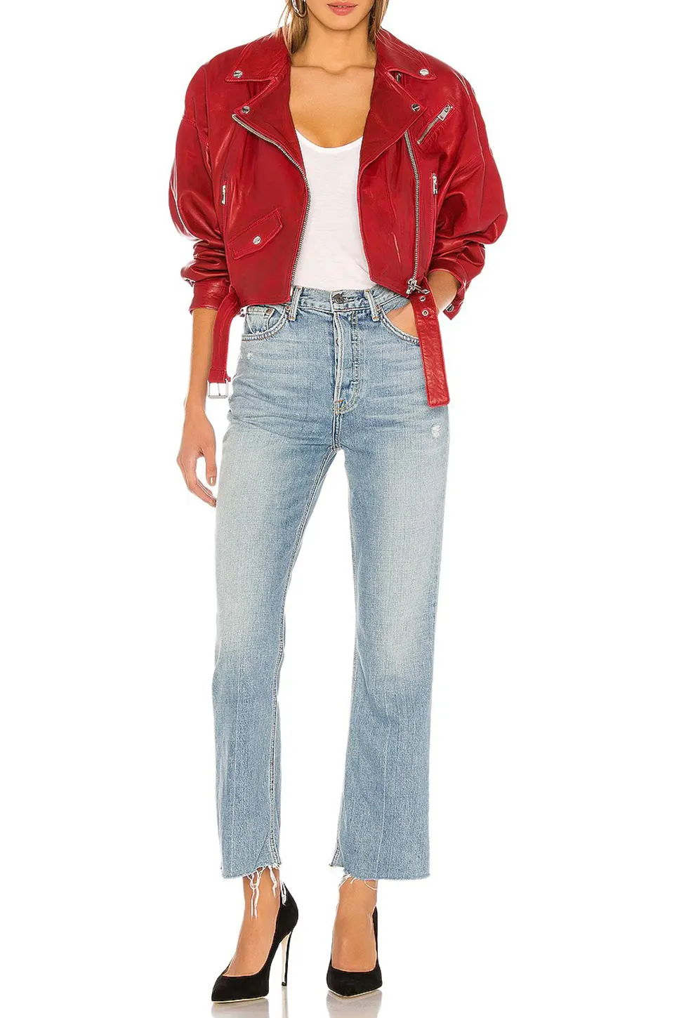 Faux Leather Biker Jacket