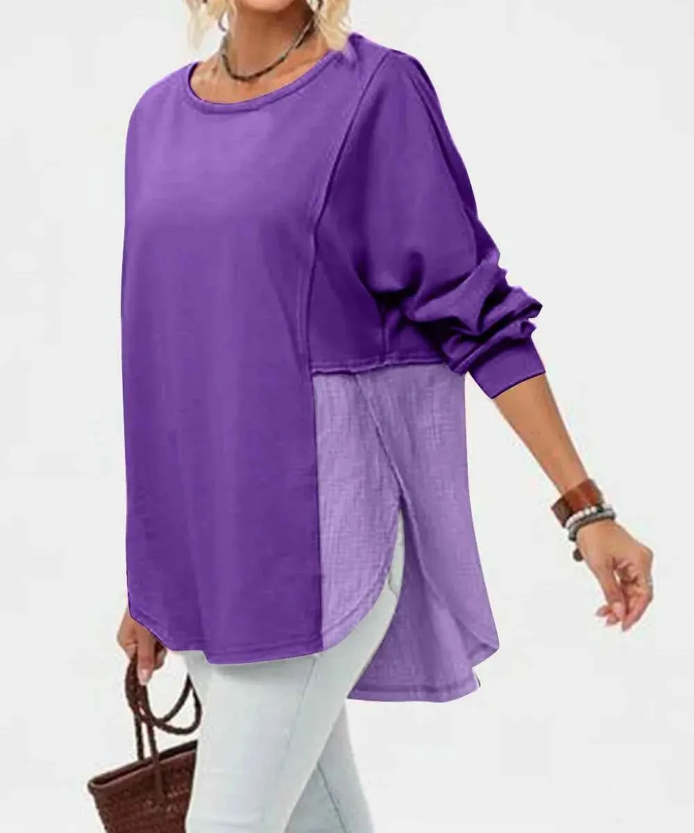 Long Sleeve High-Low T-Shirt
