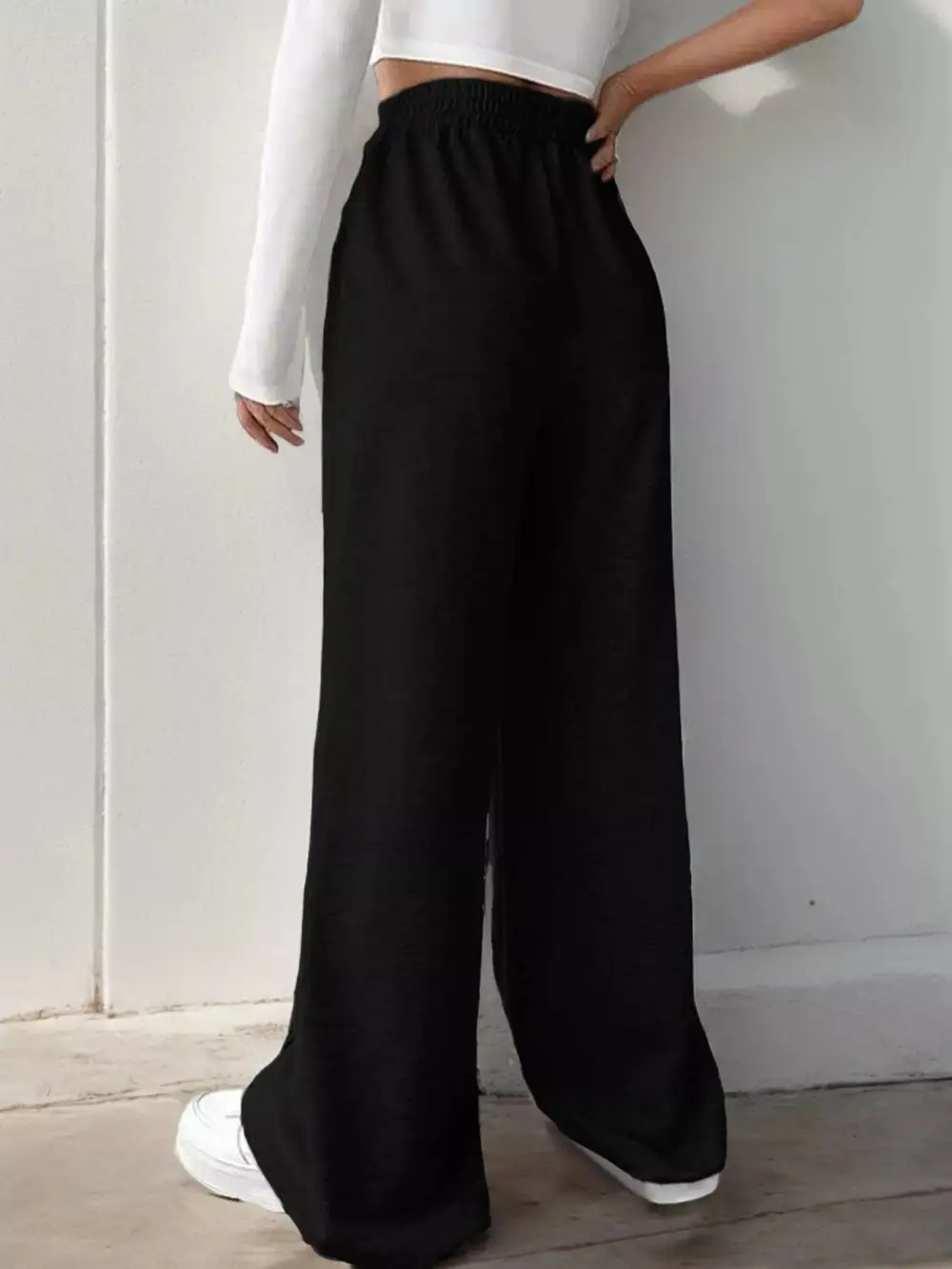 Everyday Wide Leg High Waist Pants