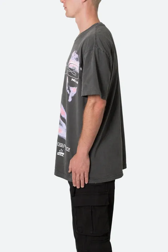 GRAY RETRO STYLE T-SHIRT