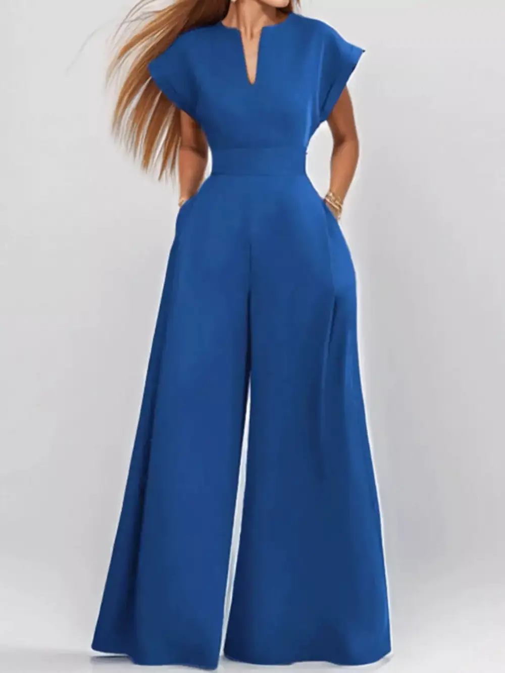 Wide Leg Full Jumpsuit