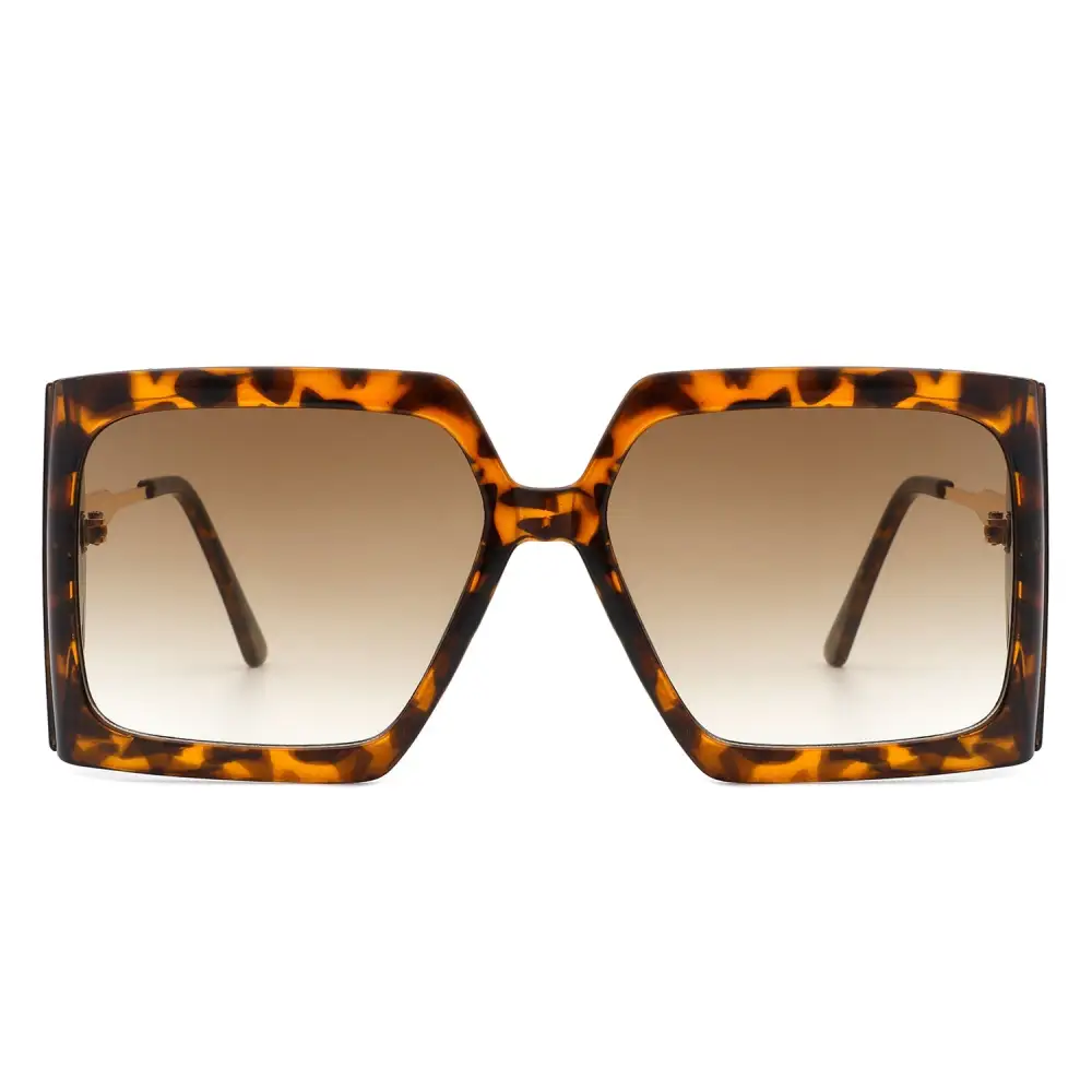 Knotted Square Frame Sunglasses